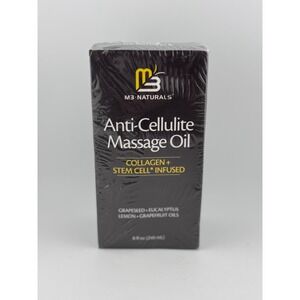 M3 Naturals Anti Cellulite Massage Oil - 8 fl.‎ oz. SEALED/NEW